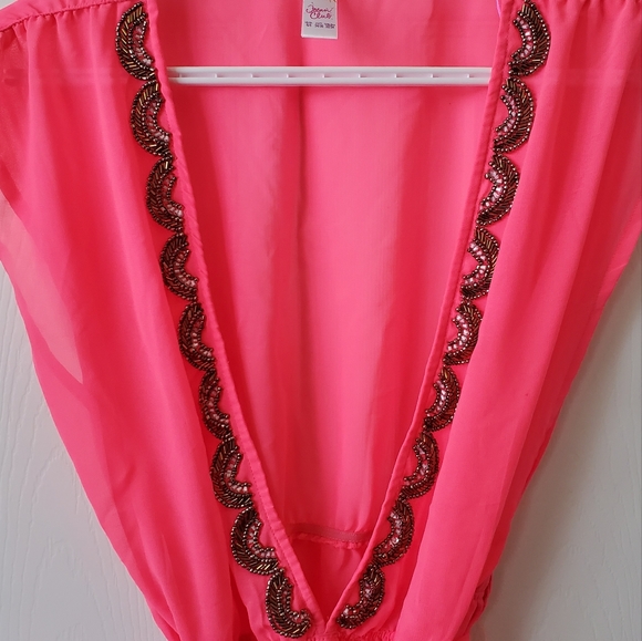 Beaded Beach Coverup - Picture 3 of 4